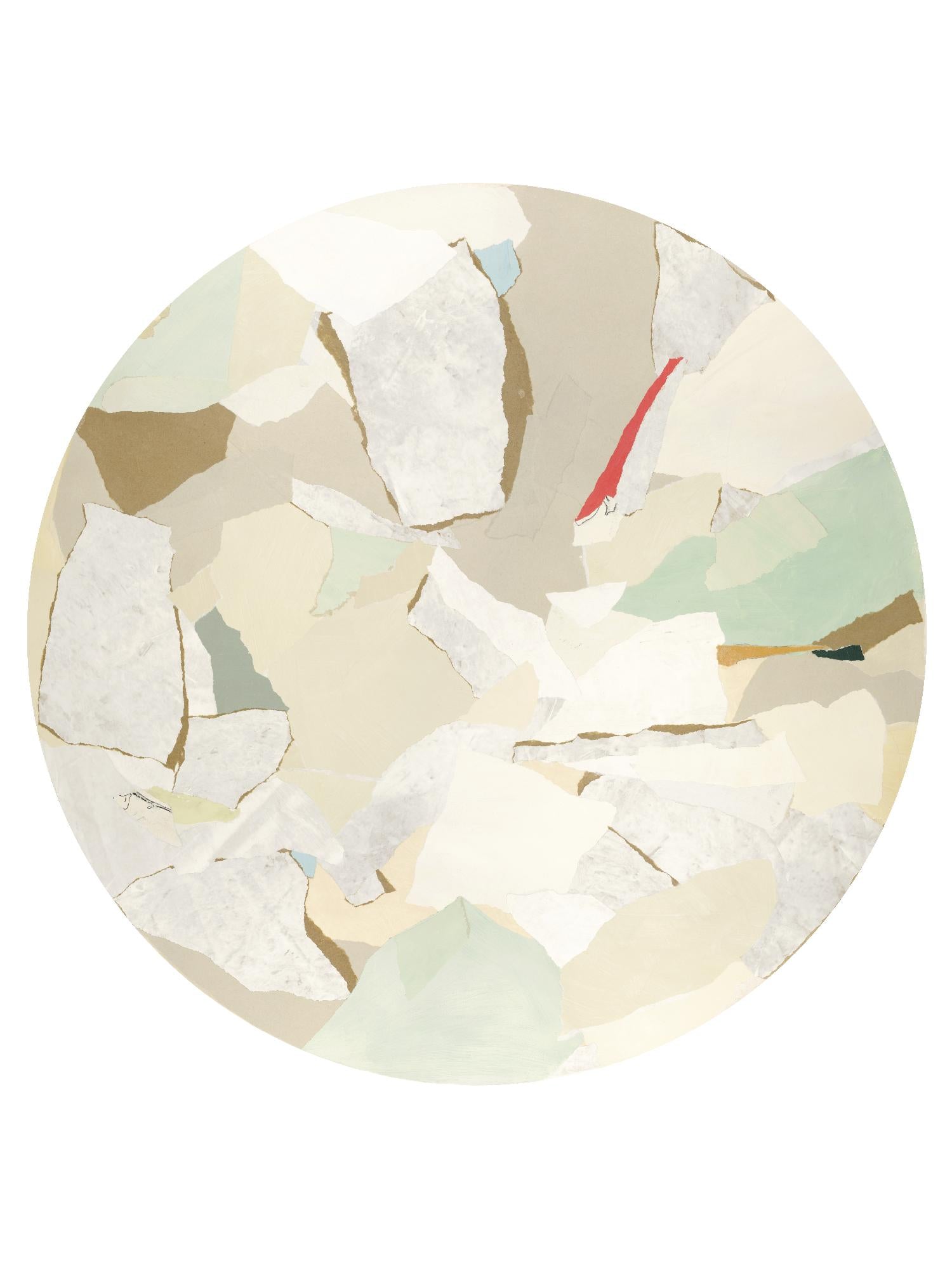 Radial Bliss 1 by KG Studio on GIANT ART - beige abstracts circle