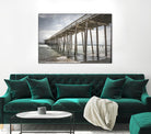 Old Wooden Pier by Lillis Werder on GIANT ART - brown sea scene