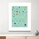 Confetti 1 by Erin Lin on GIANT ART - blue abstract