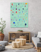 Confetti 1 by Erin Lin on GIANT ART - blue abstract