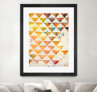 Triangular Configurations 1 by Akiko Hiromoto on GIANT ART - beige patterns
