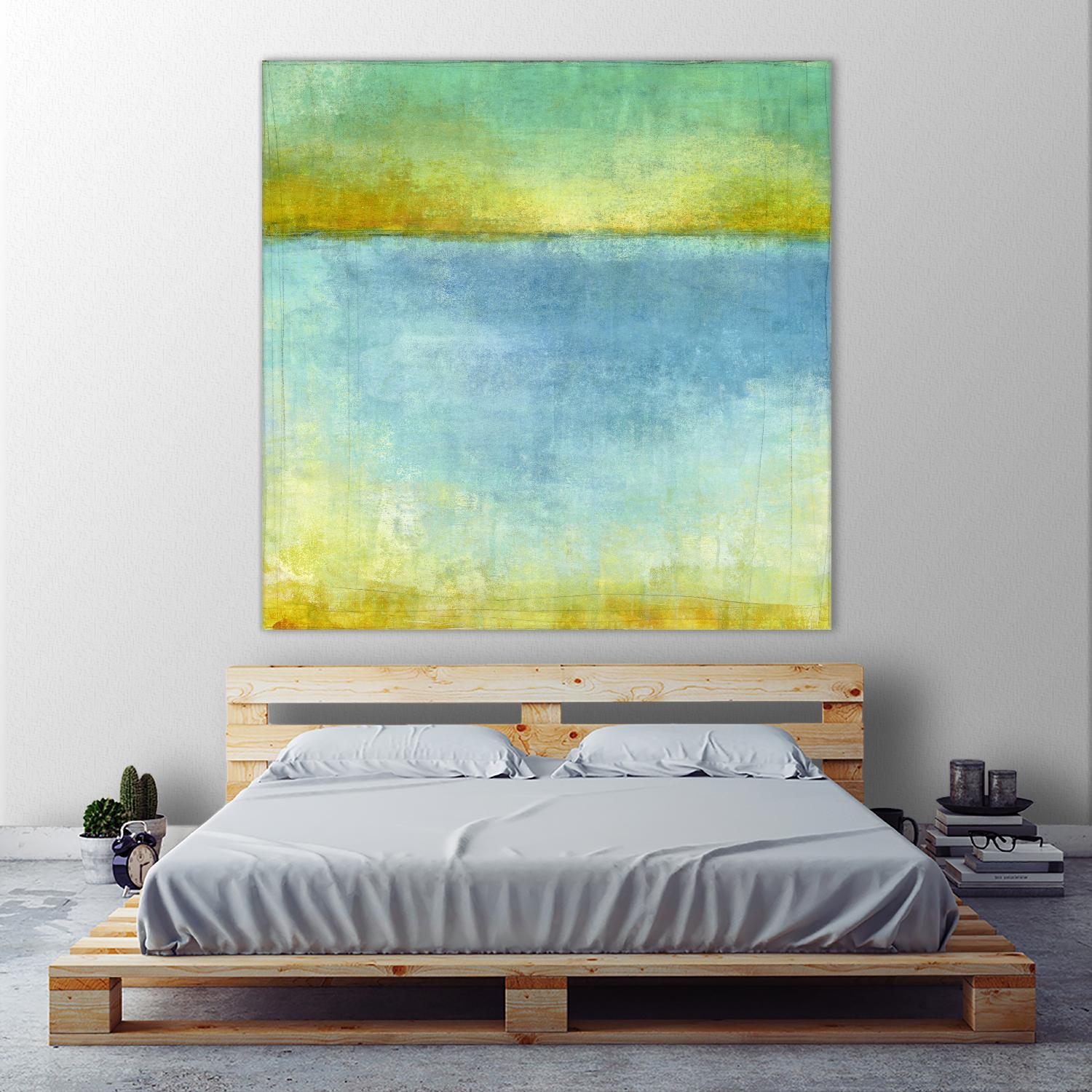 Untitled by Maeve Harris on GIANT ART - yellow abstract