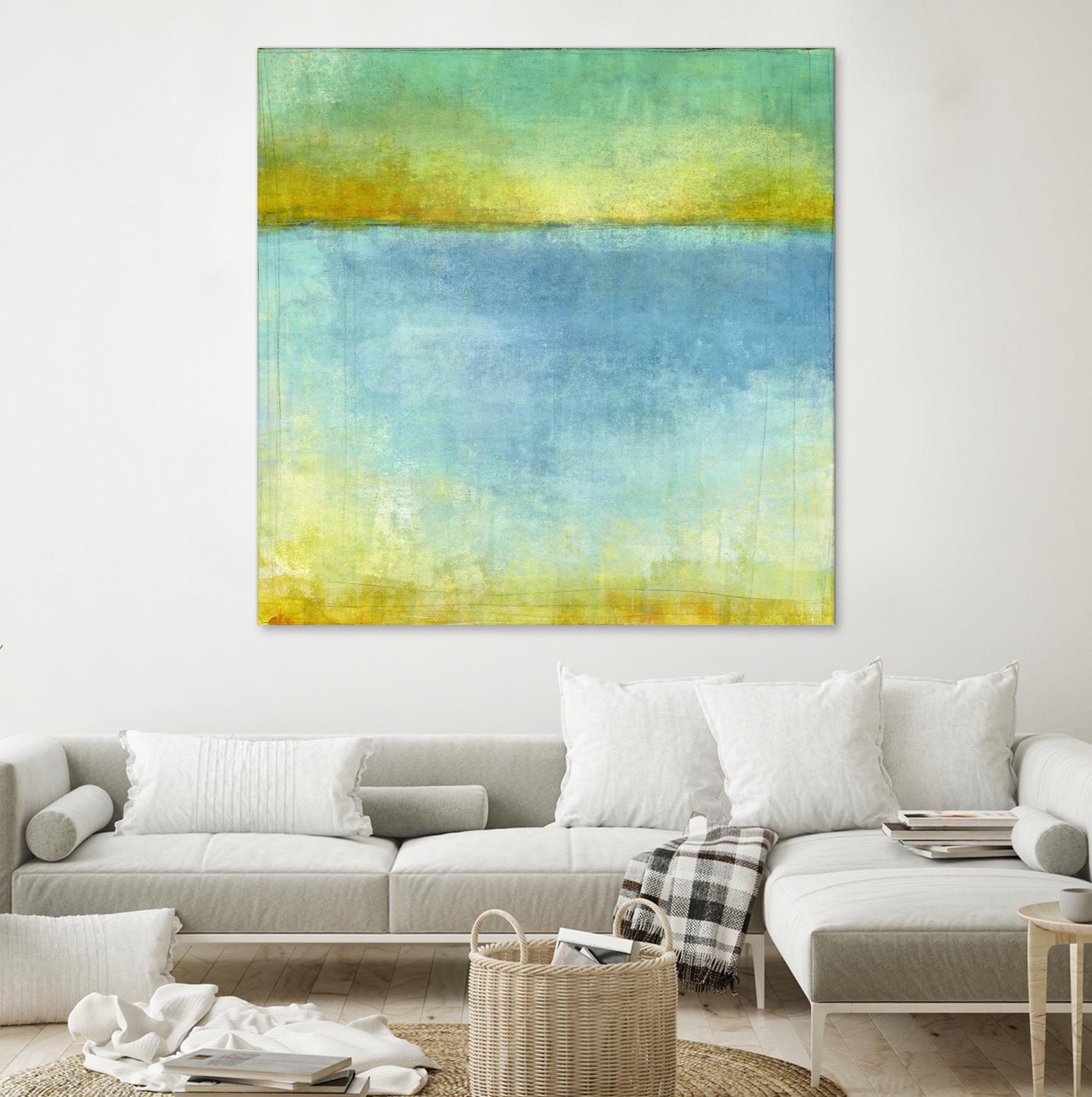 Untitled by Maeve Harris on GIANT ART - yellow abstract