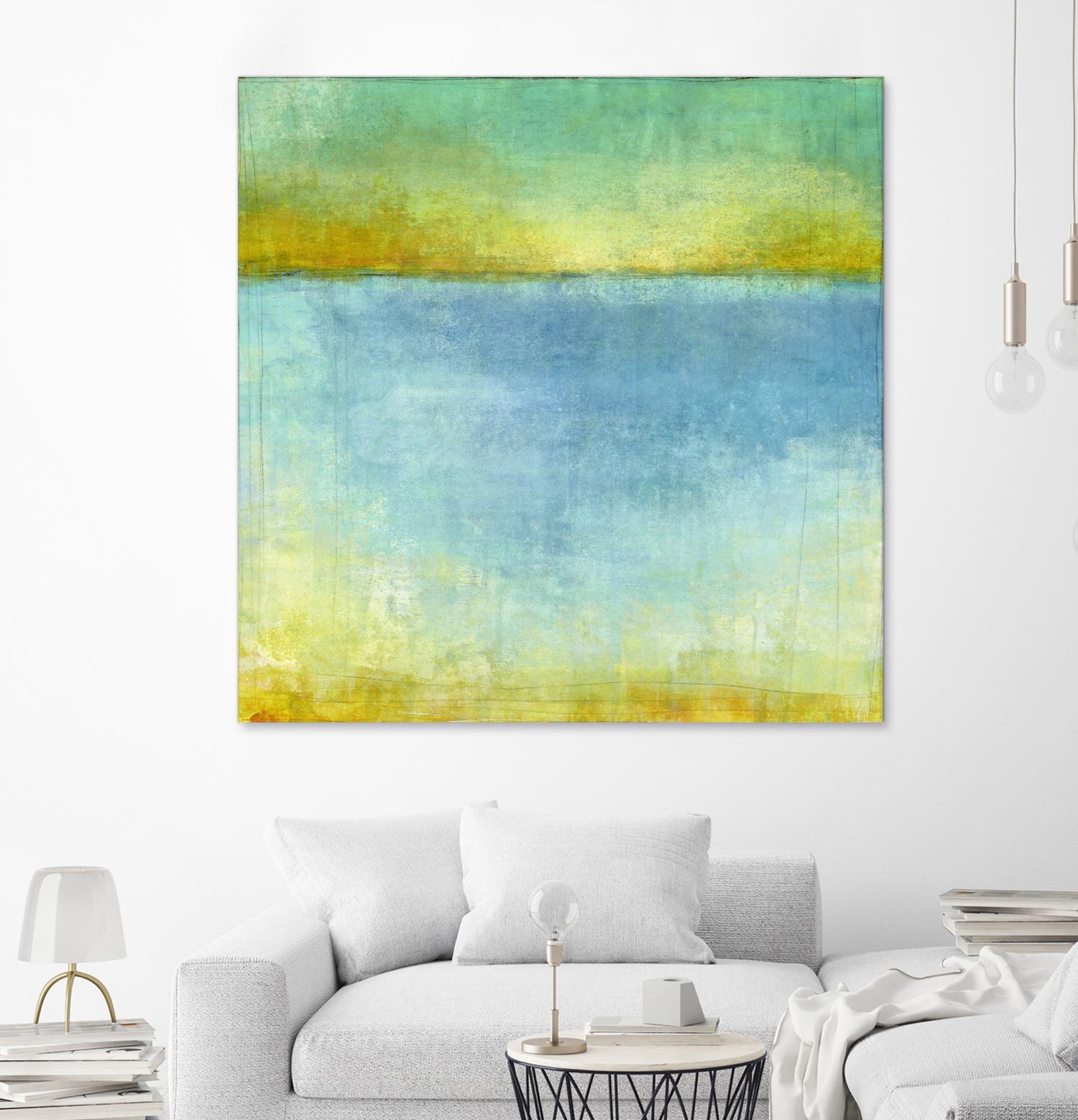Untitled by Maeve Harris on GIANT ART - yellow abstract