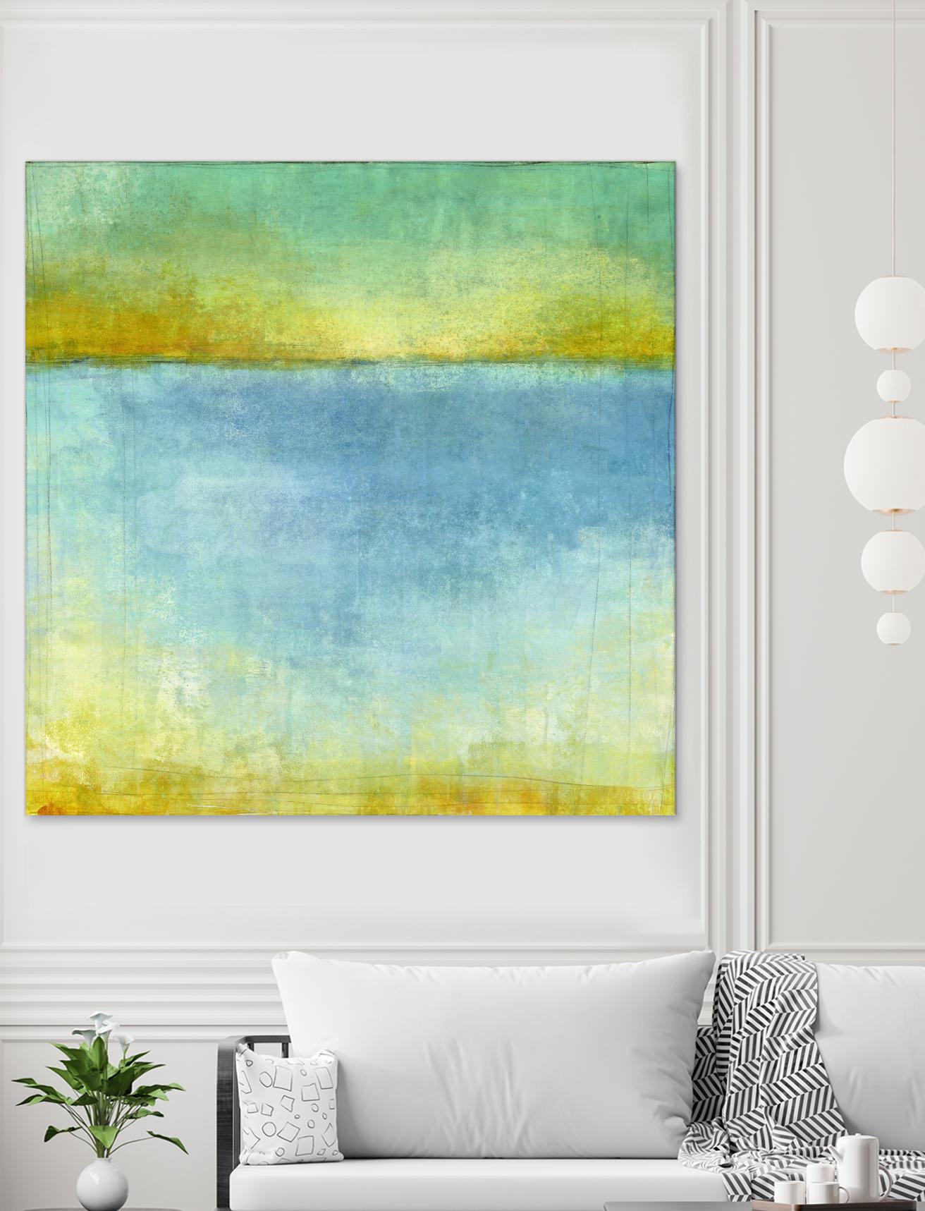 Untitled by Maeve Harris on GIANT ART - yellow abstract