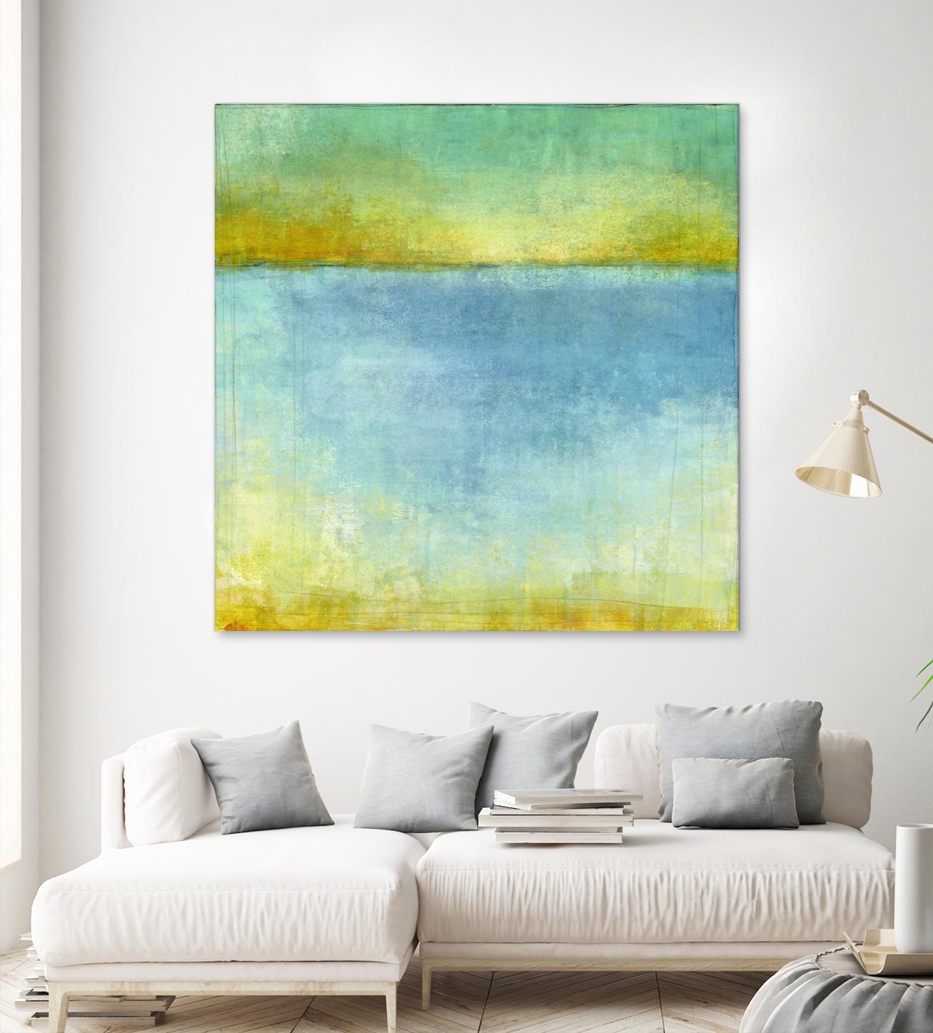 Untitled by Maeve Harris on GIANT ART - yellow abstract
