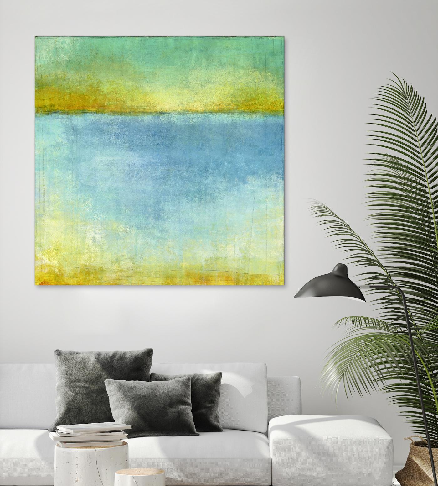 Untitled by Maeve Harris on GIANT ART - yellow abstract