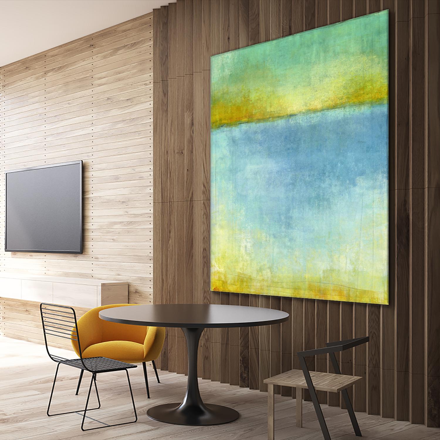 Untitled by Maeve Harris on GIANT ART - yellow abstract