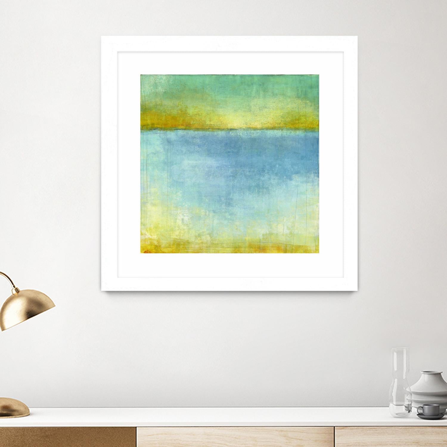 Untitled by Maeve Harris on GIANT ART - yellow abstract