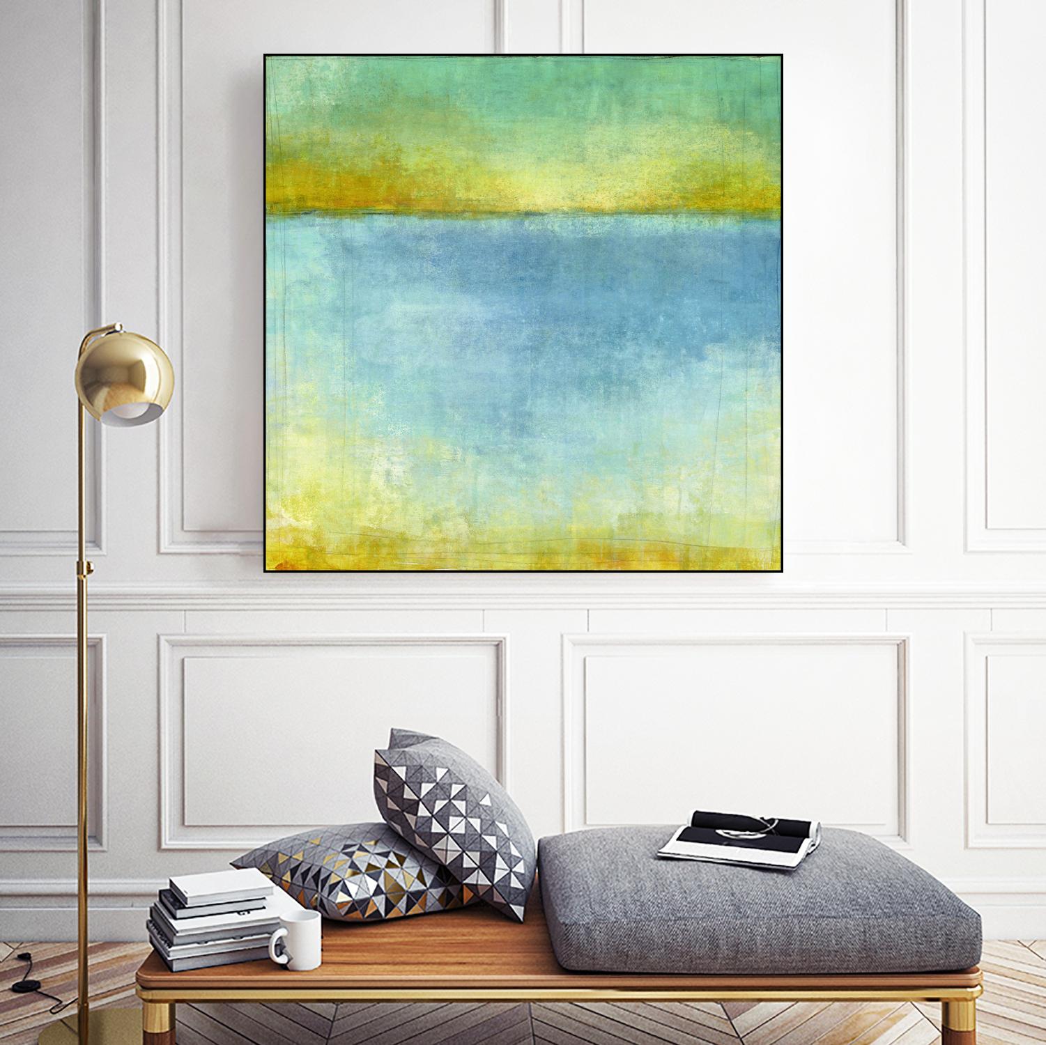 Untitled by Maeve Harris on GIANT ART - yellow abstract