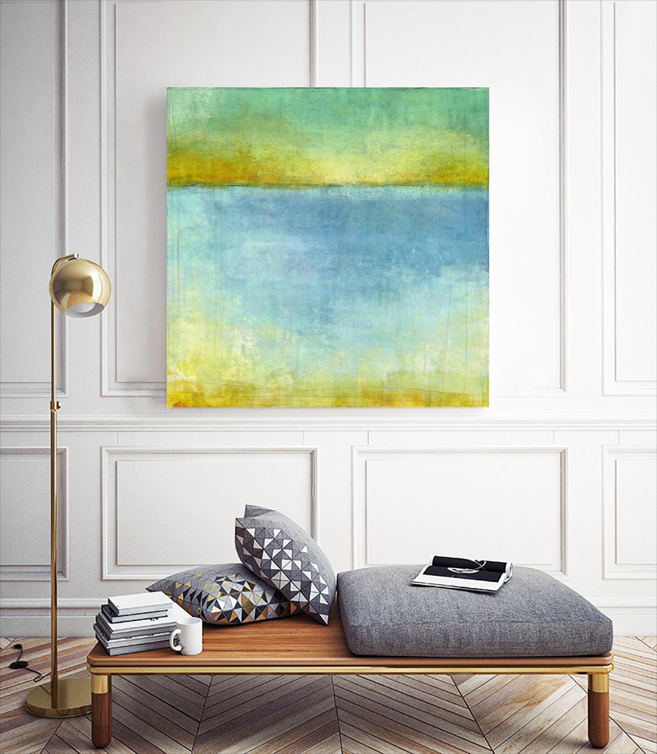 Untitled by Maeve Harris on GIANT ART - yellow abstract