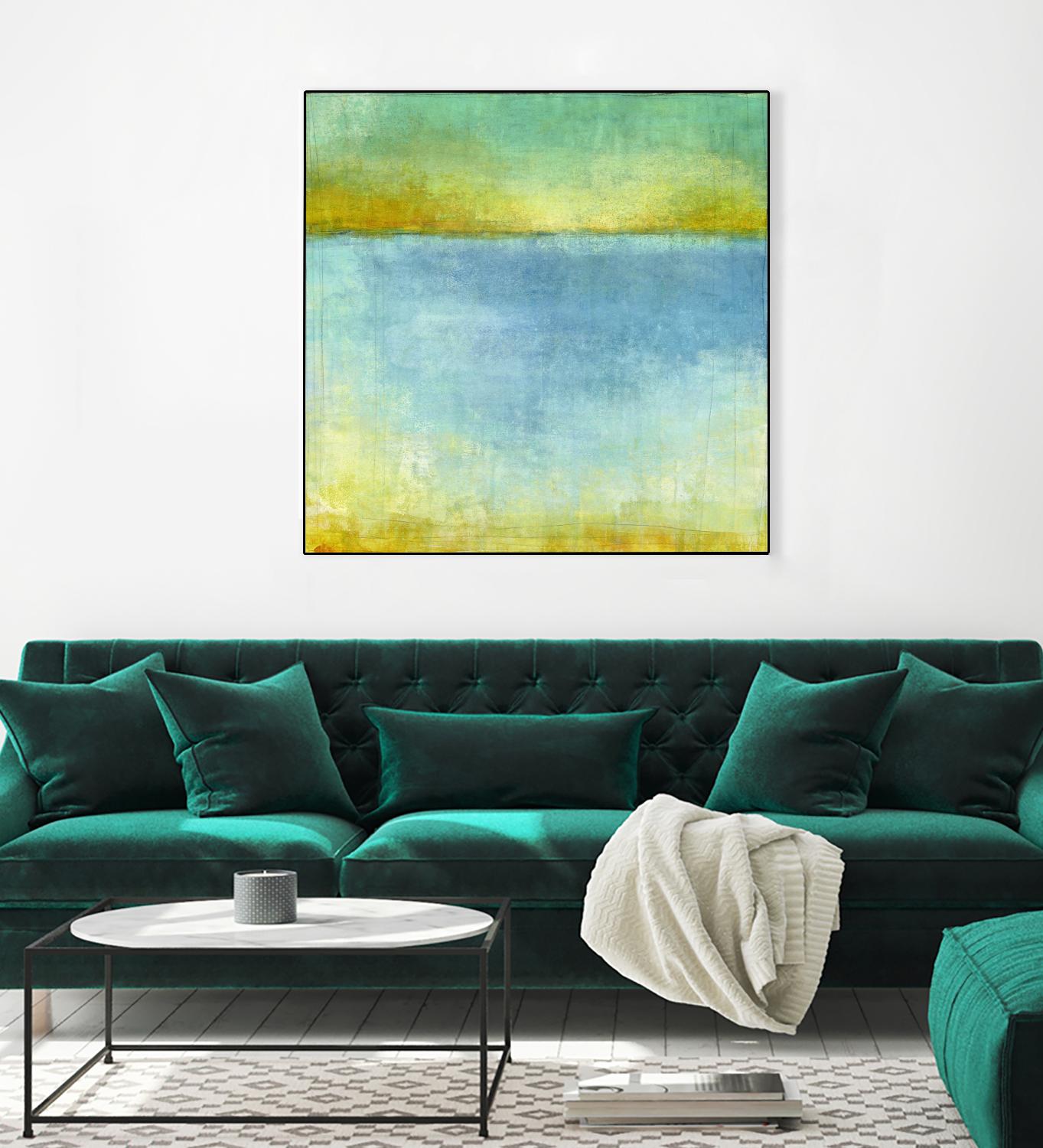 Untitled by Maeve Harris on GIANT ART - yellow abstract