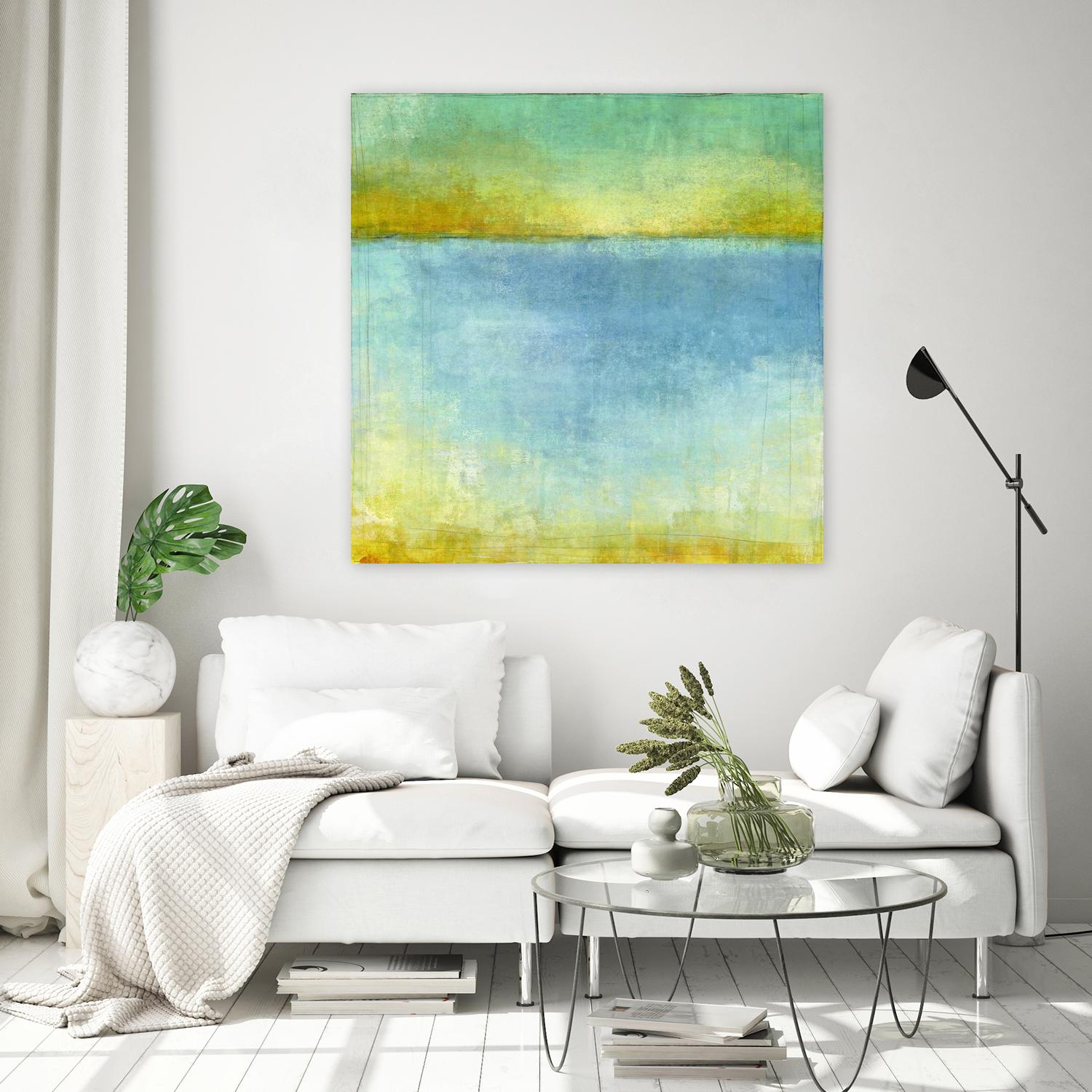 Untitled by Maeve Harris on GIANT ART - yellow abstract