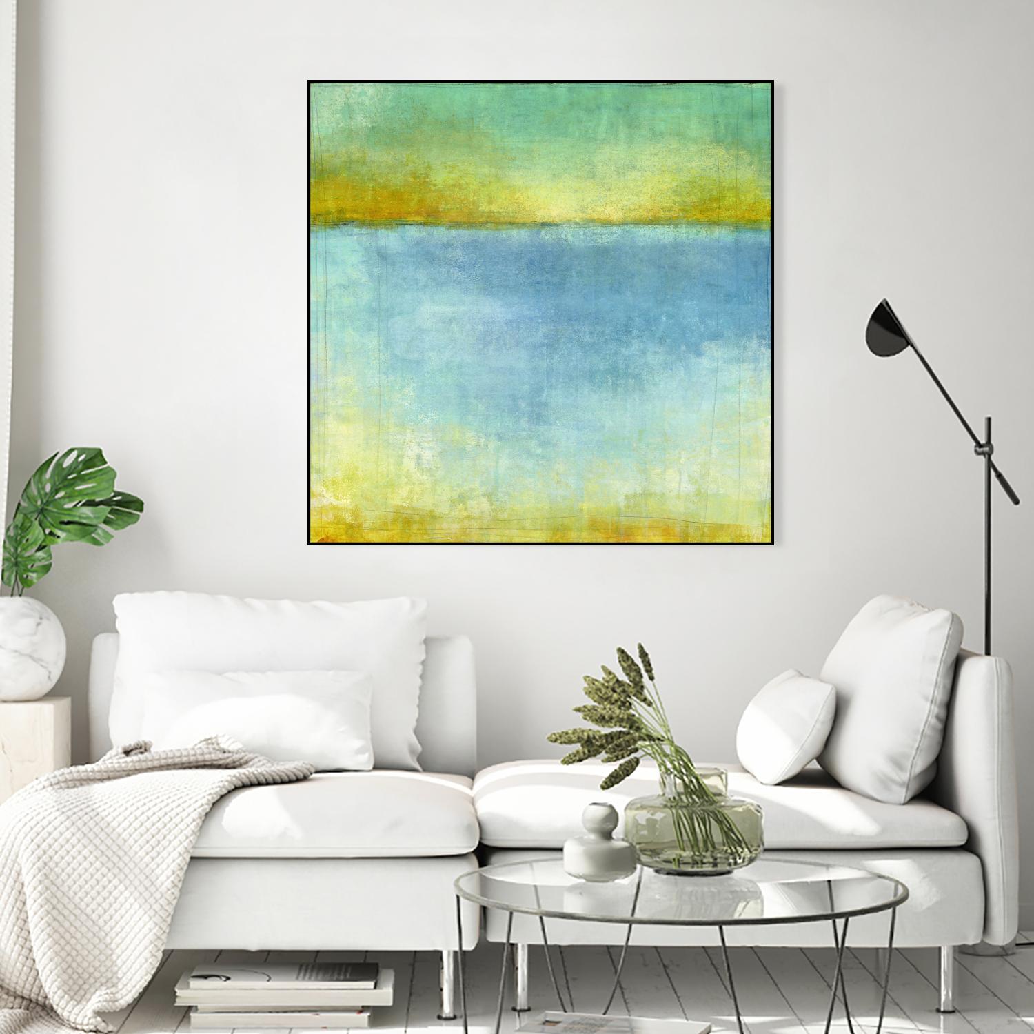 Untitled by Maeve Harris on GIANT ART - yellow abstract