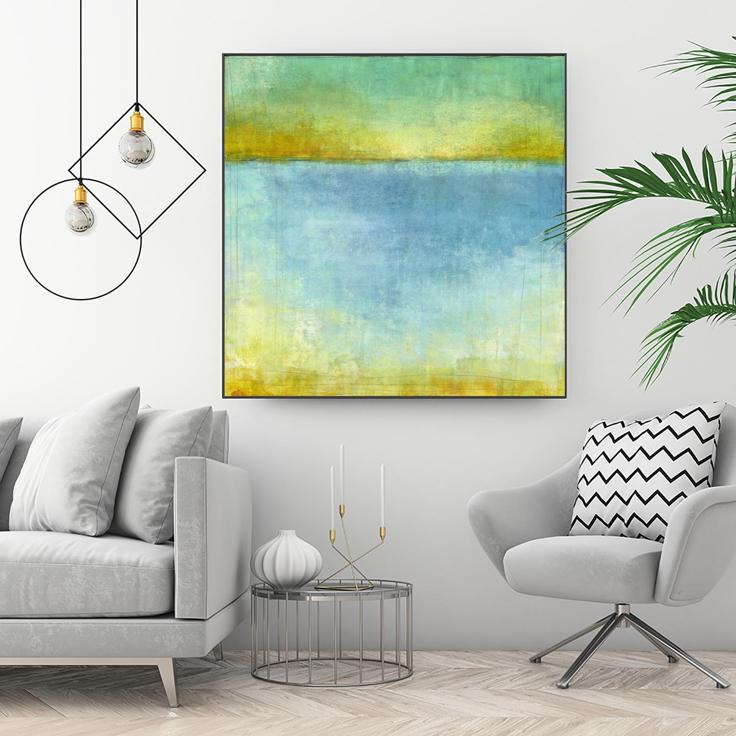 Untitled by Maeve Harris on GIANT ART - yellow abstract