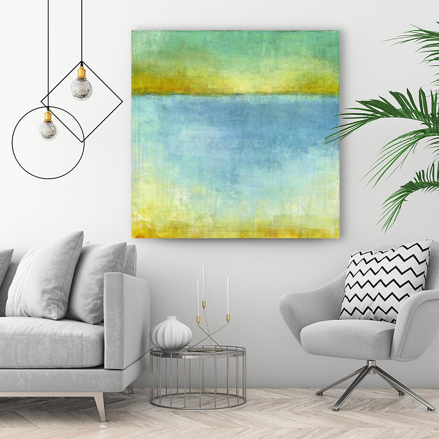 Untitled by Maeve Harris on GIANT ART - yellow abstract