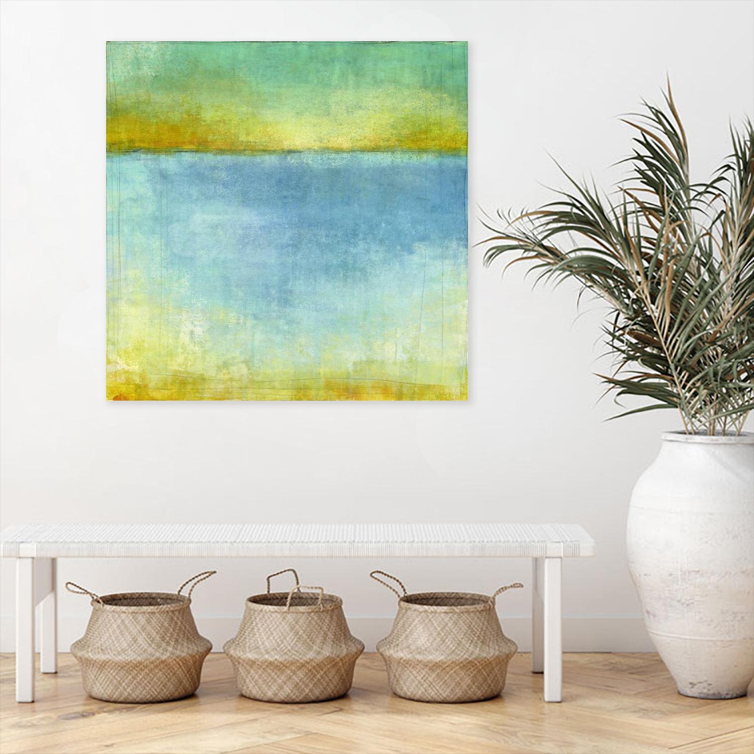 Untitled by Maeve Harris on GIANT ART - yellow abstract