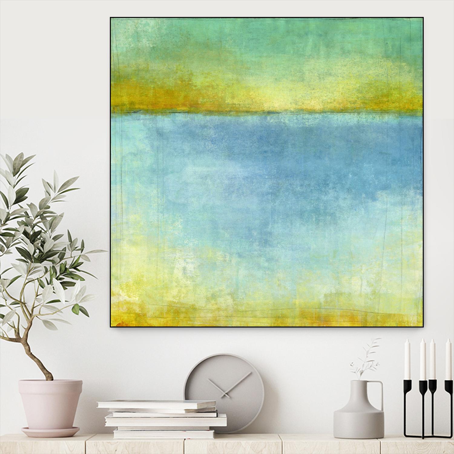Untitled by Maeve Harris on GIANT ART - yellow abstract