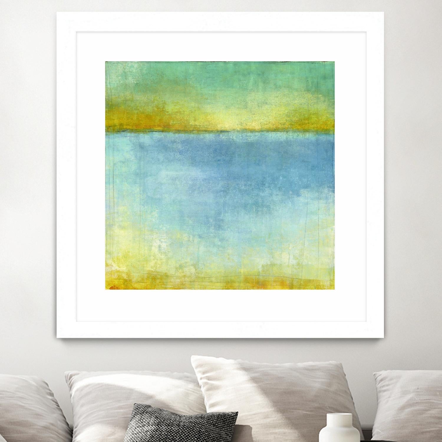 Untitled by Maeve Harris on GIANT ART - yellow abstract
