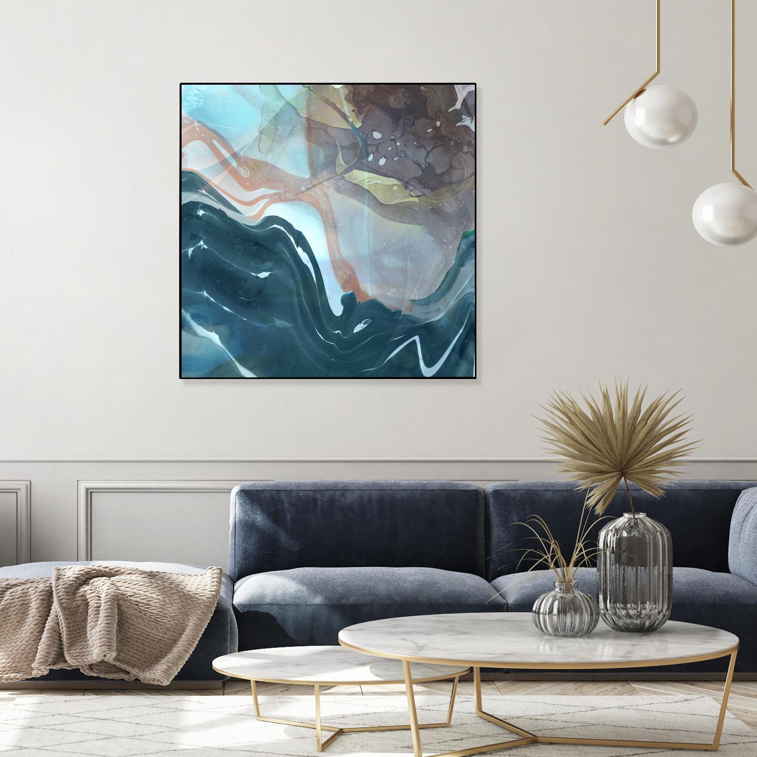Coastal by THE Studio on GIANT ART - brown abstract