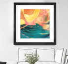 Seaside Abstract by THE Studio on GIANT ART - red abstract
