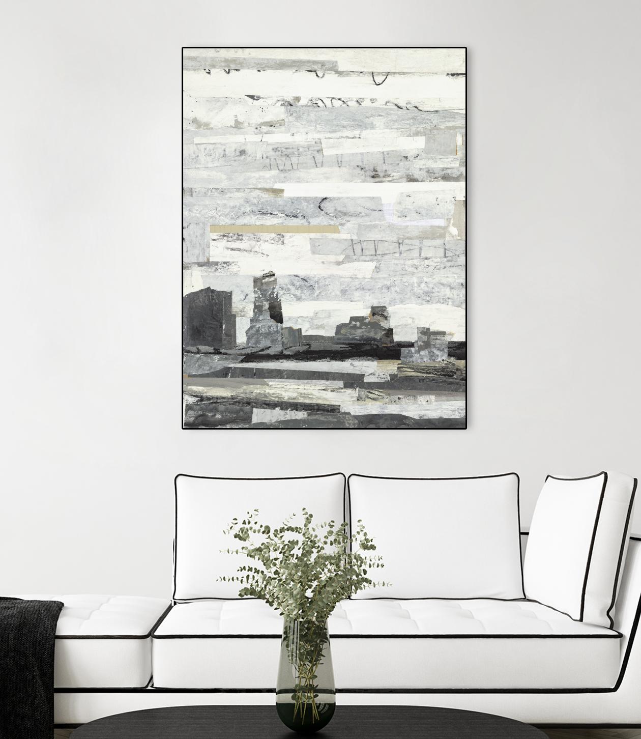 Linear Progression 3 by Kyle Goderwis on GIANT ART - grey abstract