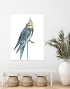Bird 1 by Harvey, Brenna Harvey on GIANT ART - blue animal bird