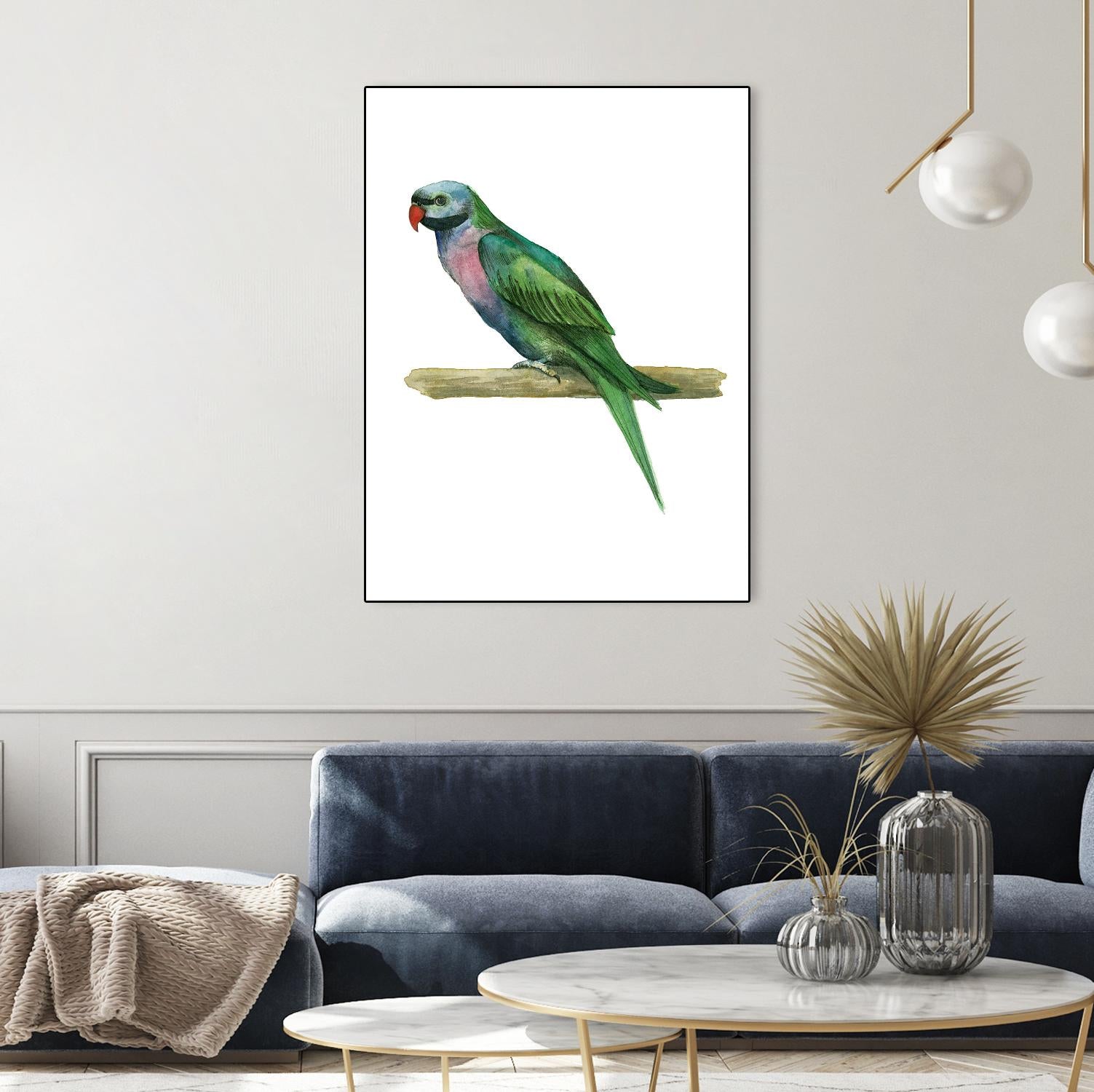 Bird 4 by Harvey, Brenna Harvey on GIANT ART - blue animals bird