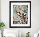 Buck by STA Studio on GIANT ART - beige animals wild