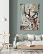 Buck by STA Studio on GIANT ART - beige animals wild