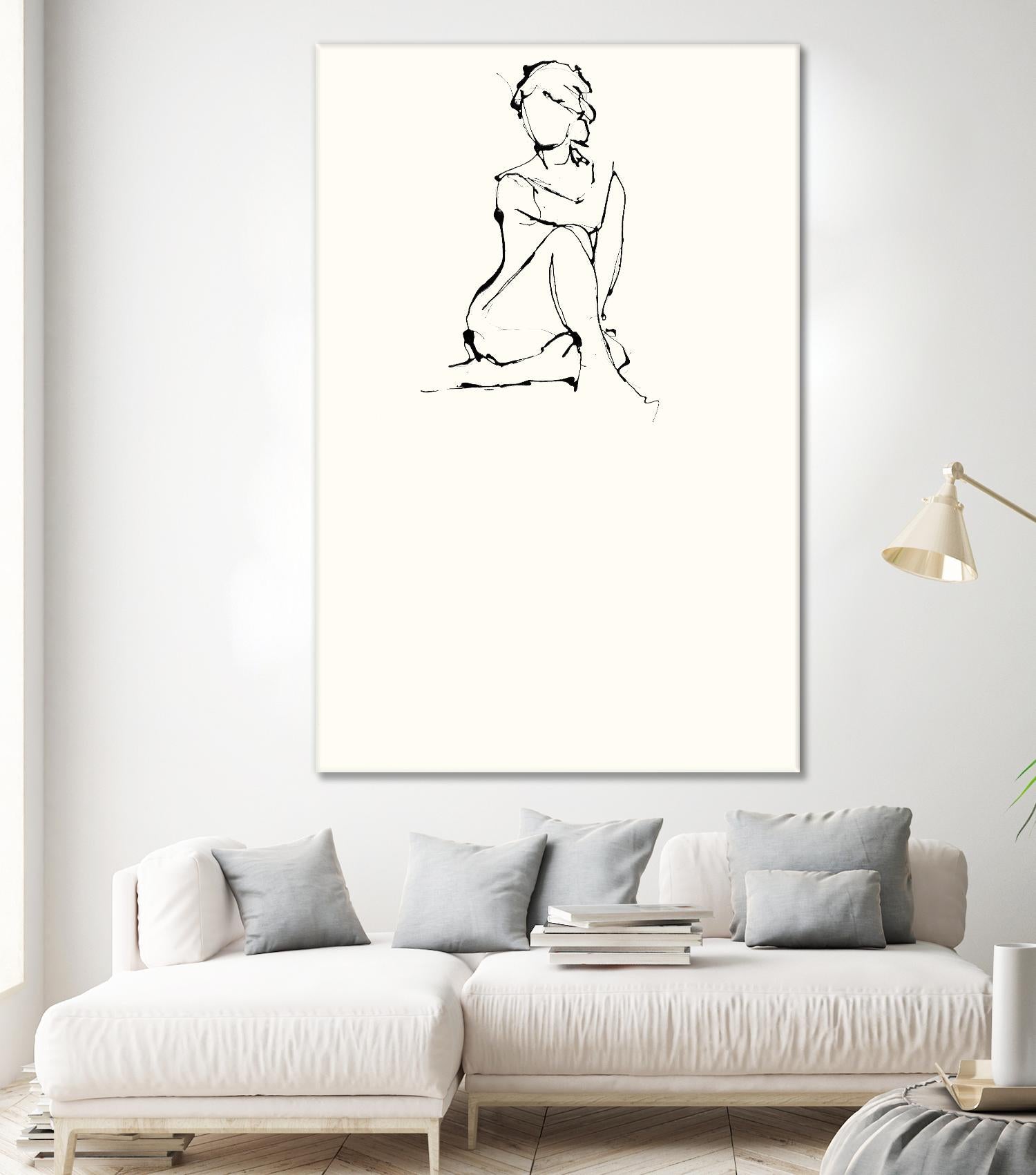 Contour Figure 2 by Stefano Altamura on GIANT ART - black men and women