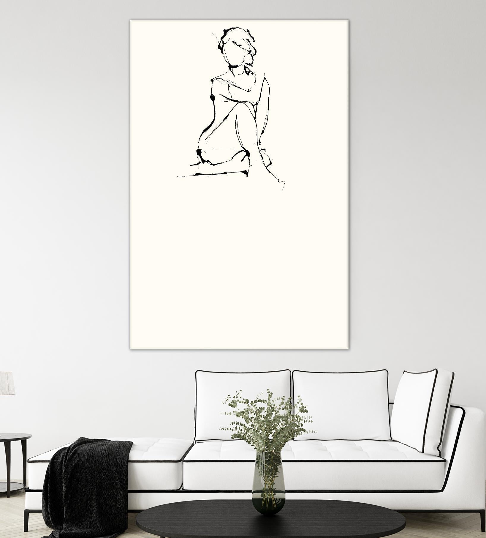 Contour Figure 2 by Stefano Altamura on GIANT ART - black men and women