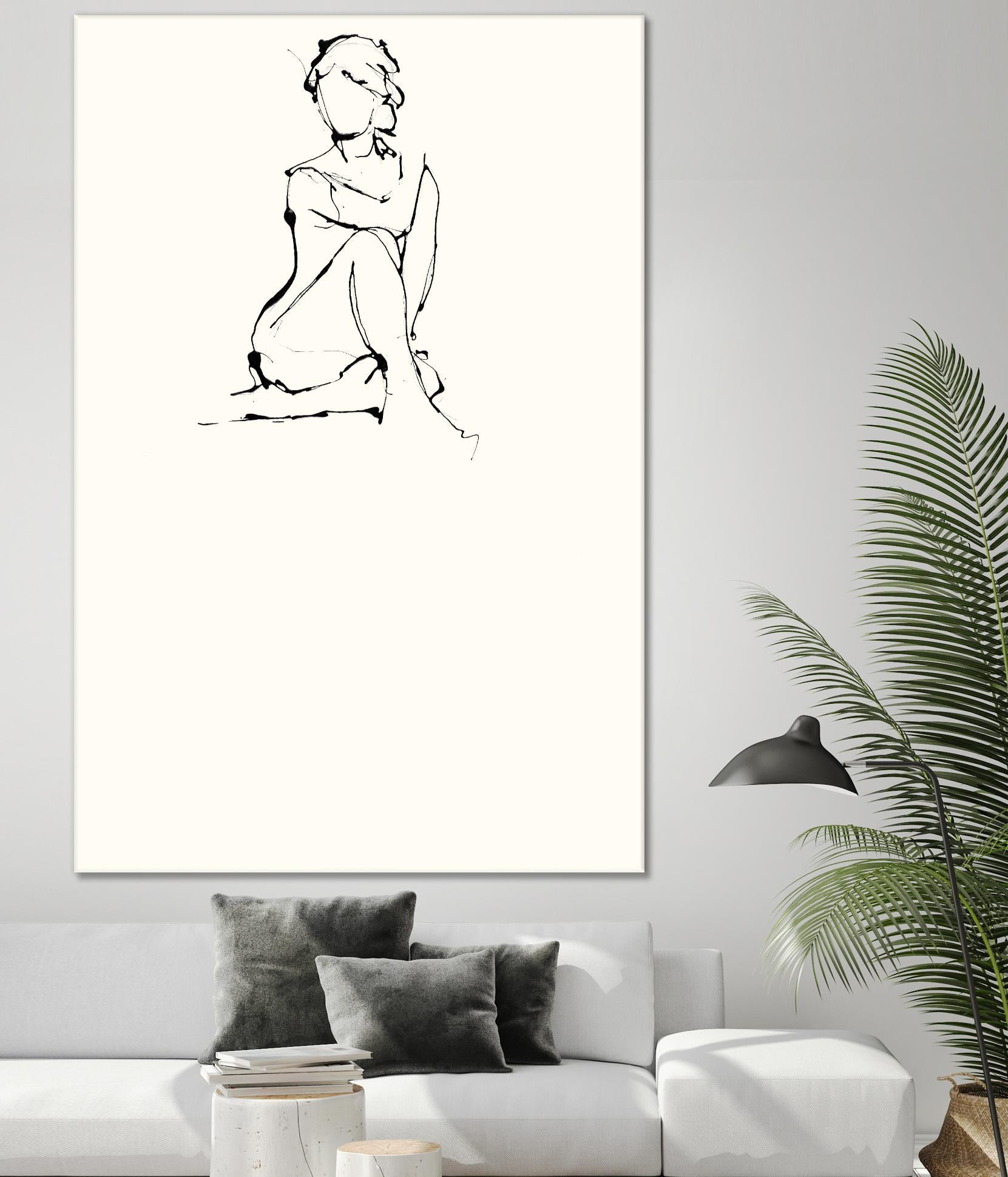 Contour Figure 2 by Stefano Altamura on GIANT ART - black men and women