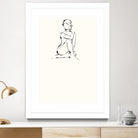 Contour Figure 2 by Stefano Altamura on GIANT ART - white black & white corps nu