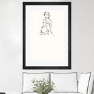 Contour Figure 2 by Stefano Altamura on GIANT ART - white black & white corps nu