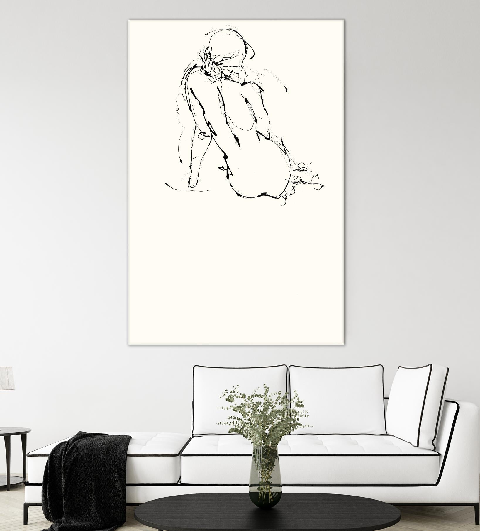 Contour Figure 4 by Stefano Altamura on GIANT ART - black men and women