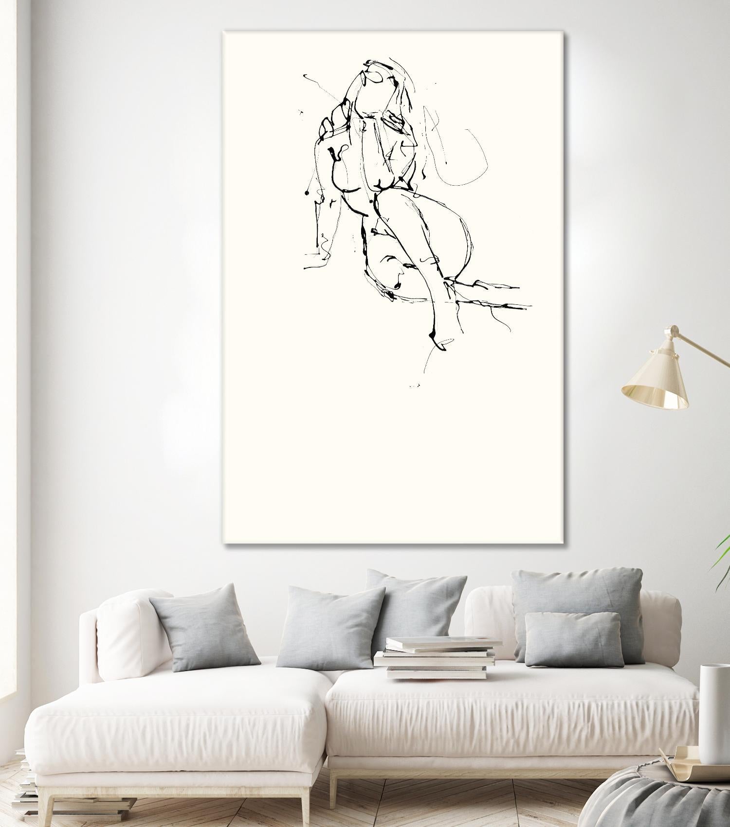Contour Figure 9 by Stefano Altamura on GIANT ART - black men and women