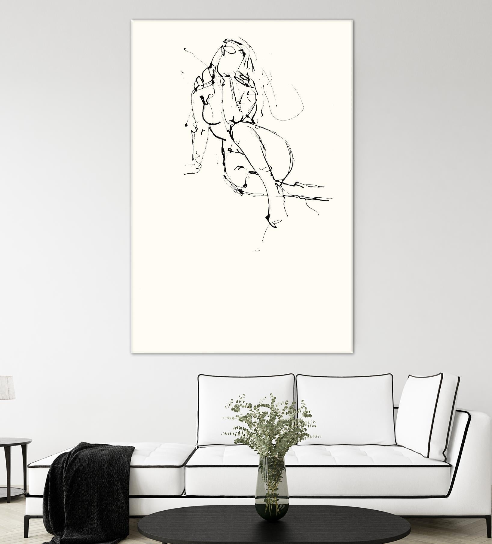 Contour Figure 9 by Stefano Altamura on GIANT ART - black men and women