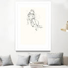 Contour Figure 9 by Stefano Altamura on GIANT ART - white black & white corps nu