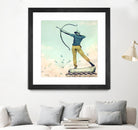 Hipster Archer by THE Studio on GIANT ART - beige contemporary