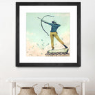 Hipster Archer by THE Studio on GIANT ART - beige contemporary