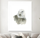 Eagle Bust by Brenna Harvey on GIANT ART - white vintage aigle