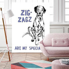 Dalmation by Natasha Marie on GIANT ART - purple contemporary
