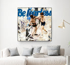 Be Fearless by THE Studio on GIANT ART - blue vintage