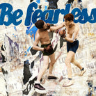 Be Fearless by THE Studio on GIANT ART - blue vintage