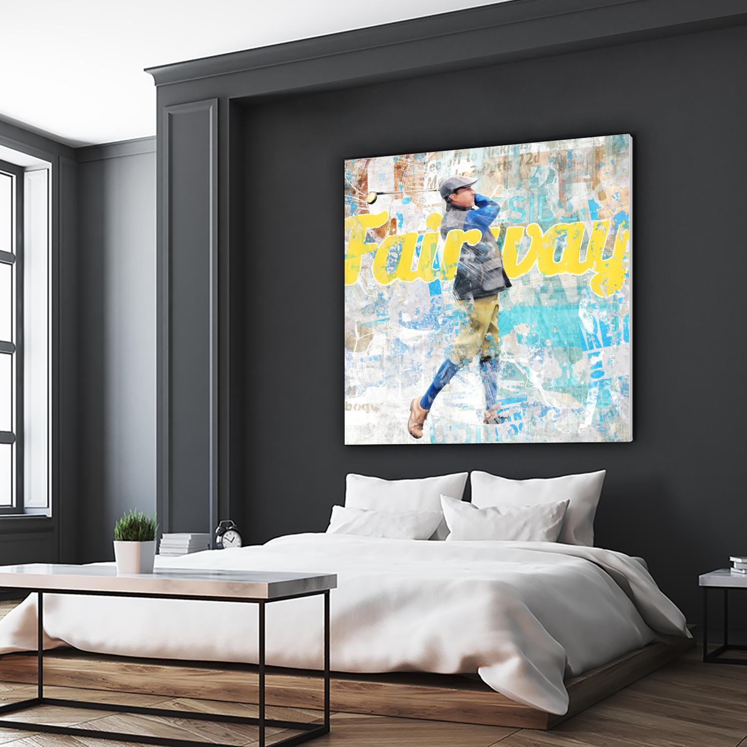 Fairway by THE Studio on GIANT ART - white vintage