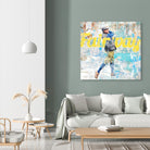 Fairway by THE Studio on GIANT ART - beige typography golf