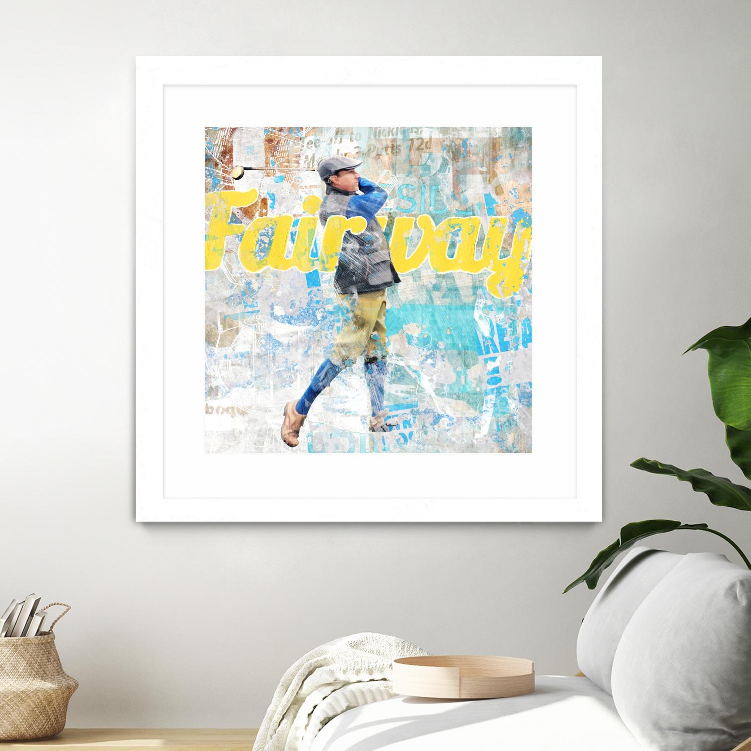 Fairway by THE Studio on GIANT ART - white vintage