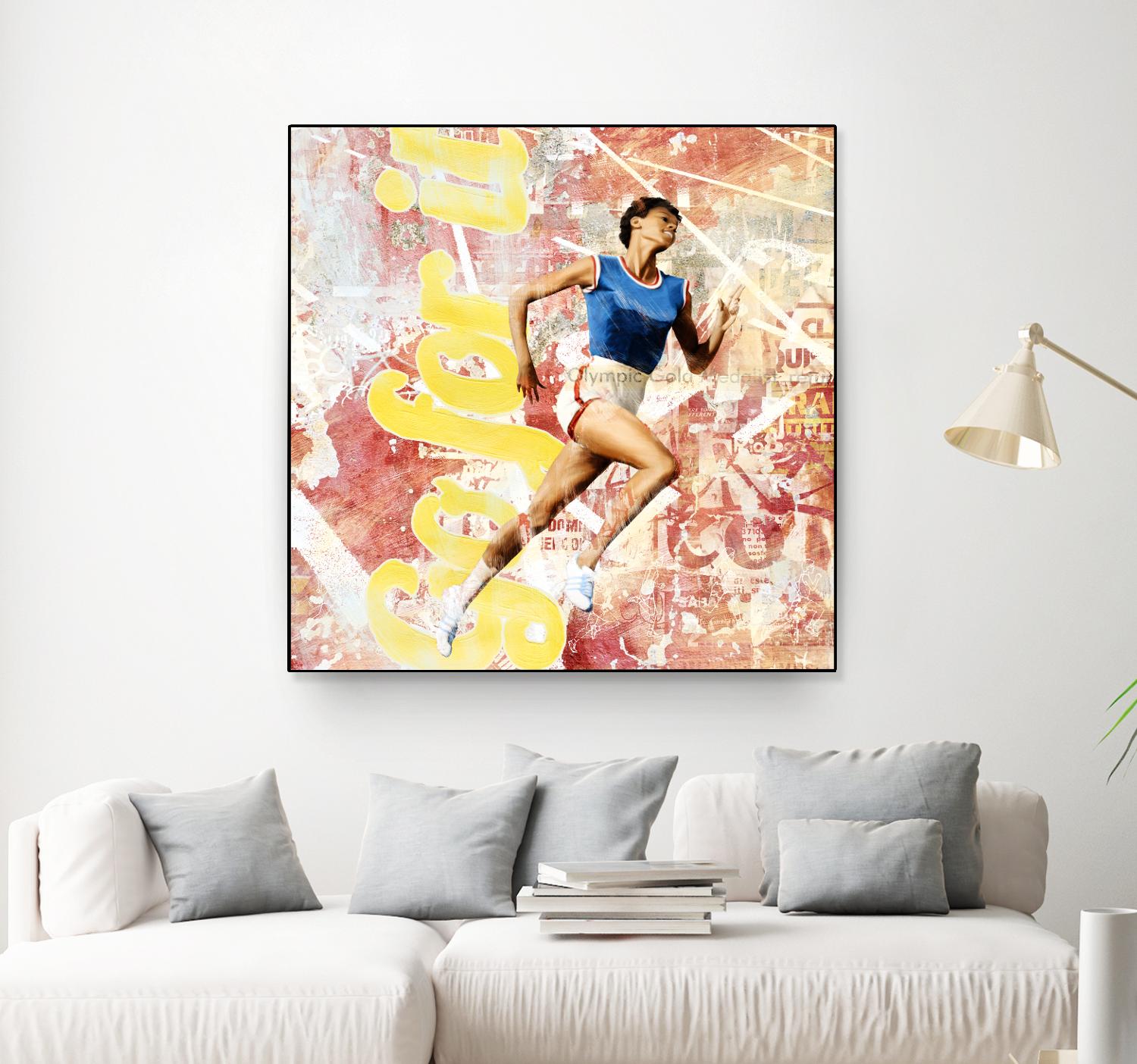 Go For It by THE Studio on GIANT ART - red vintage