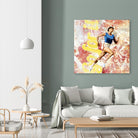 Go For It by THE Studio on GIANT ART - pink typography running